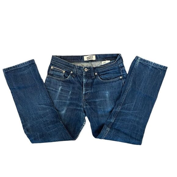 Naked & Famous Men's Weird Guy Denim Jeans Indigo Selvedge Cotton Size 30 - Picture 3 of 13